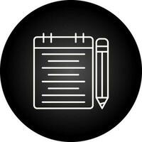 Notepad Vector Icon