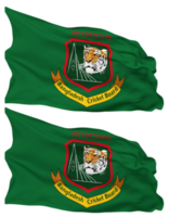 Bangladesch Kricket Planke, bcb Flagge Wellen isoliert im einfach und stoßen Textur, mit transparent Hintergrund, 3d Rendern png