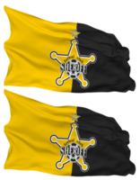 fotboll klubb sheriff tiraspol, fc sheriff tiraspol flagga vågor isolerat i enkel och stöta textur, med transparent bakgrund, 3d tolkning png