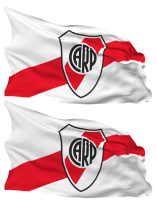 Club Atletico Independiente Pinned Flag from Corners, Isolated with  Different Waving Variations, 3D Rendering 24798009 PNG