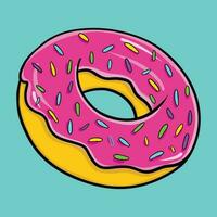 Colorfull Illustration Donut vector