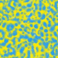 Pattern with watercolor abstract blue and yellow blurred ripples vector