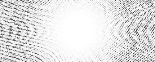 Dotted background. Abstracr halftone concentric pattern. Gradient mosaic radial texture. Vector