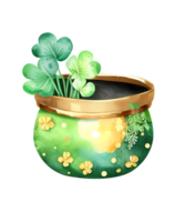 Cute Pot Of Gold Patrick Day png