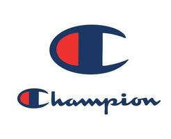 Champion Brand Clothes Logo Symbol With Name Design Sportwear Fashion Vector Illustration