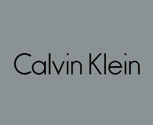 Calvin Klein Logo Symbol Brand Clothes With Name Design Fashion Vector  Illustration With Gray Background 23400609 Vector Art at Vecteezy