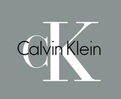 Calvin Klein Brand Clothes Fashion Logo Symbol Design Vector Illustration With Gray Background