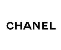 Chanel Brand Clothes Logo Symbol Name Black Design Fashion Vector Illustration