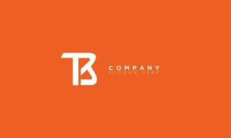 TB Alphabet letters Initials Monogram logo BT, T and B vector