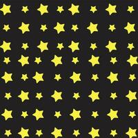 Yellow star pattern vector