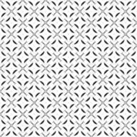 Black and white seamless pattern texture. Greyscale ornamental graphic design. vector