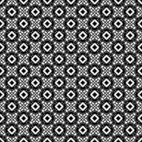 Black and white seamless pattern texture. Greyscale ornamental graphic design. vector