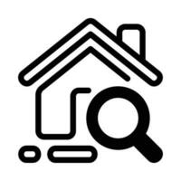 real estate search icon vector