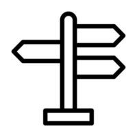 Signpost vector icon