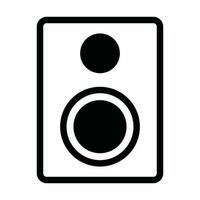 Speaker box icon vector