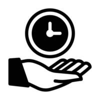 Time management icon vector