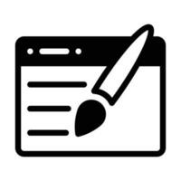 Web design icon vector