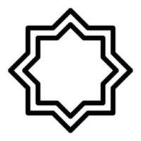 islamic ornament vector icon