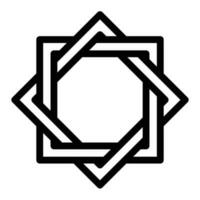 islamic ornament vector icon