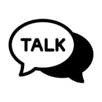 Talk Vector icon