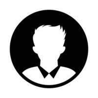 Male avatar icon vector