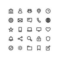 UI icon set vector