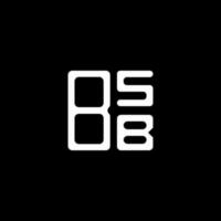 Diseño creativo del logotipo de la letra bsb con gráfico vectorial, logotipo simple y moderno de bsb. vector