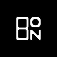 BON letter logo creative design with vector graphic, BON simple and modern logo.