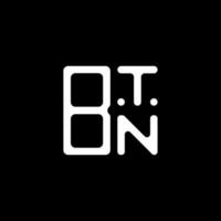diseño creativo del logotipo de la letra btn con gráfico vectorial, logotipo simple y moderno de btn. vector