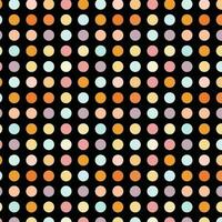 abstract coloring dot pattern with black bg. vector