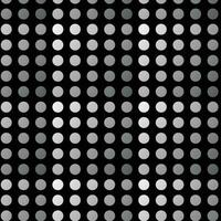 abstract silver dot pattern with black bg. vector