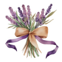 Beautiful flower bouquet watercolor ai generate png