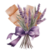 Beautiful flower bouquet watercolor ai generate png