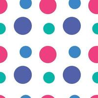 Polka dot colorful seamless pattern background for cover, poster, presentation, card, wrapping and design vector