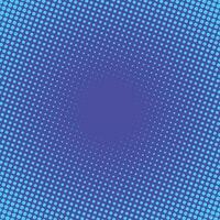 circular blue pop art halftone background vector