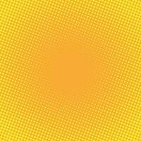 circular orange and yellow halftone background vector