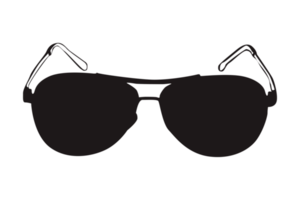 mode - noir des lunettes png