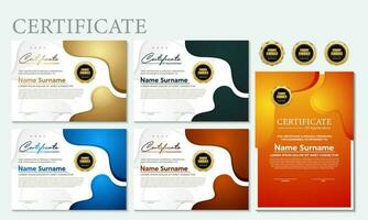 Modern Design Certificate layout concept. Simple elegant and luxurious elegant modern design diploma background vector award certificate template.