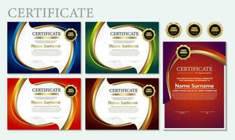 Modern Design Certificate layout concept. Simple elegant and luxurious elegant modern design diploma background vector award certificate template.