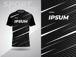 black abstract sports jersey football soccer racing gaming motocross cycling running vector