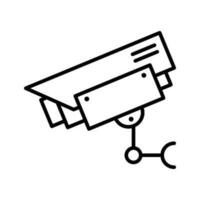 CCTV  vector outline icon . . Simple stock illustration stock