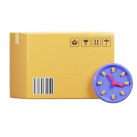 3D Package Delivery Icon png