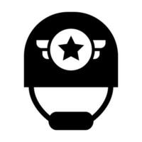 Helmet Icon Design vector