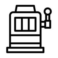 Slot Machine Icon Design vector