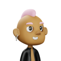 3D Punk Avatar png