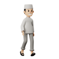 3D Muslim Character png