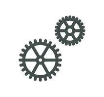 Gear related icon outline and linear vector. vector