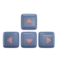 Richtung Tastatur 3d Rendern png