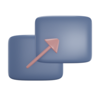 move objects 3d rendering png