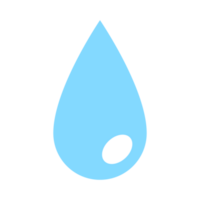 agua soltar para icono, lágrima y plano diseño png